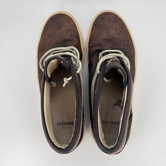 Diemme Italy Men EU Size 44 US 10 Leather Suede Casual Sneaker Shoes Brown Grey - Picture 11 of 12